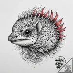 Tattoo sketch porcupinefish, concept art for… – tattoo sketch (№1759680848_0, 05.10.2025 16:14) — tattoovalue.net