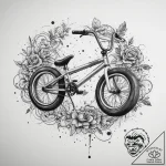 Tattoo sketch bmx bike, tattoo flash sheet de… – tattoo sketch (№1759681065_0, 05.10.2025 16:17) — tattoovalue.net