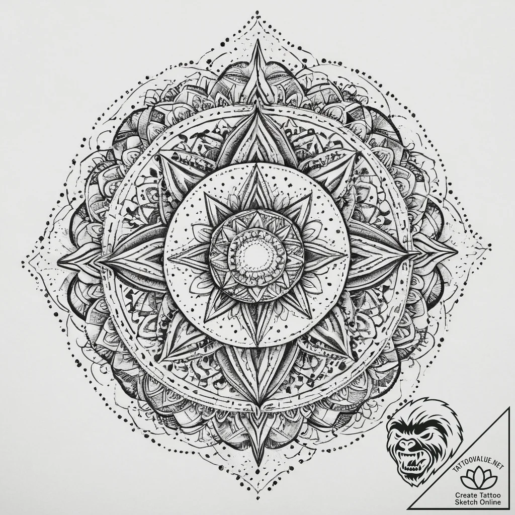 Tattoo sketch cosmic earth, tattoo flash shee... - tattoo sketch (№1759681951_0, 05.10.2025 16:32) — tattoovalue.net