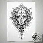 Tattoo sketch universe – tattoo sketch (№1759682386_0, 05.10.2025 16:39) — tattoovalue.net