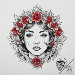 Tattoo sketch flower crown tattoo, tattoo fla… – tattoo sketch (№1759683493_0, 05.10.2025 16:58) — tattoovalue.net