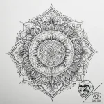 Magical plants & flora, tattoo line art, on a… – tattoo sketch (№1759684158_0, 05.10.2025 17:09) — tattoovalue.net