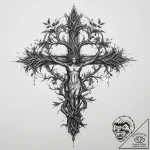 Tattoo sketch dryad branch, tattoo line art,… – tattoo sketch (№1759685736_0, 05.10.2025 17:35) — tattoovalue.net