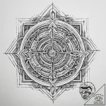 Tattoo sketch labyrinth, artistic tattoo sket… – tattoo sketch (№1759686393_0, 05.10.2025 17:46) — tattoovalue.net