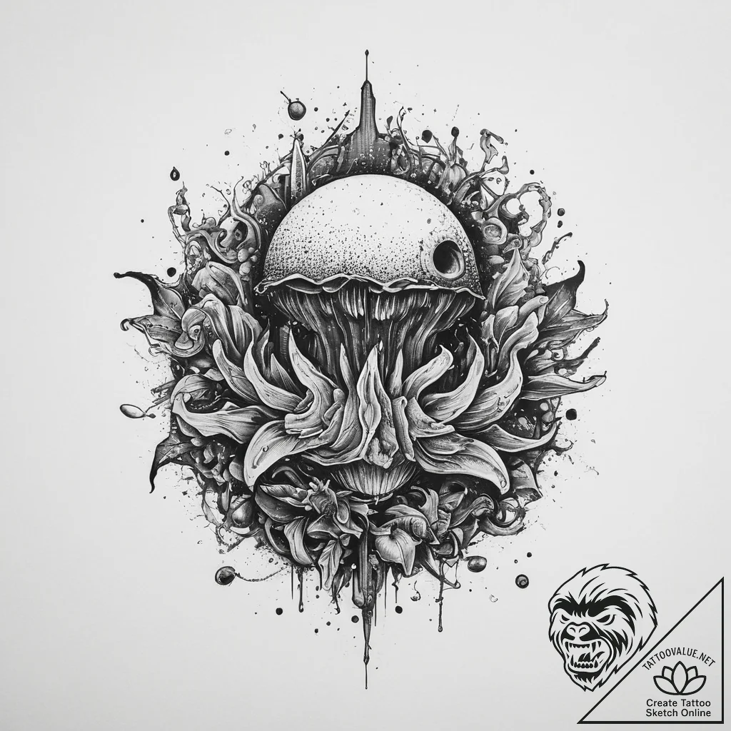 Tattoo sketch barnacle, tattoo sketch design,... - tattoo sketch (№1759687751_0, 05.10.2025 18:09) — tattoovalue.net