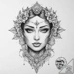 Tattoo sketch expression – tattoo sketch (№1759688401_0, 05.10.2025 18:20) — tattoovalue.net