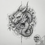 Tattoo sketch bone, tattoo line art, irezumi… – tattoo sketch (№1759690583_0, 05.10.2025 18:56) — tattoovalue.net