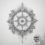 Tattoo sketch cosmic story, tattoo flash shee… – tattoo sketch (№1759691669_0, 05.10.2025 19:14) — tattoovalue.net