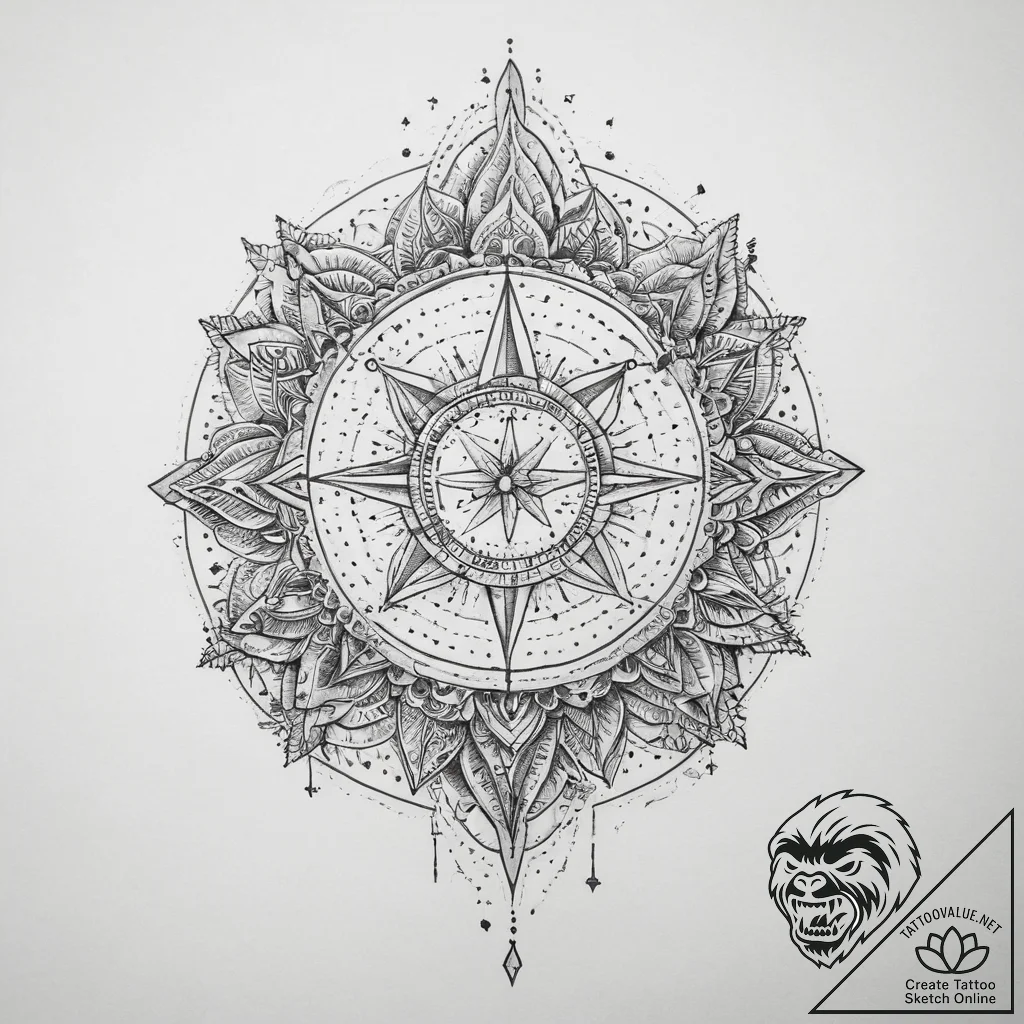 Tattoo sketch cosmic story, tattoo flash shee... - tattoo sketch (№1759691669_0, 05.10.2025 19:14) — tattoovalue.net