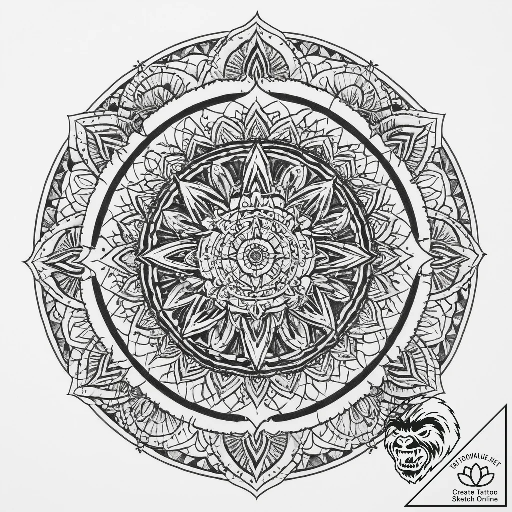 Tattoo sketch space, artistic tattoo sketch,... - tattoo sketch (№1759692977_0, 05.10.2025 19:36) — tattoovalue.net