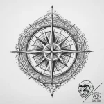 Tattoo sketch compass, tattoo flash sheet des… – tattoo sketch (№1759693414_0, 05.10.2025 19:43) — tattoovalue.net