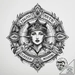 Tattoo sketch path, tattoo flash sheet design… – tattoo sketch (№1759694079_0, 05.10.2025 19:54) — tattoovalue.net