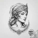 Tattoo sketch greek goddess athena, tattoo dr… – tattoo sketch (№1759696475_0, 05.10.2025 20:34) — tattoovalue.net
