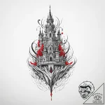 Tattoo sketch fortress, tattoo sketch design,… – tattoo sketch (№1759697782_0, 05.10.2025 20:56) — tattoovalue.net