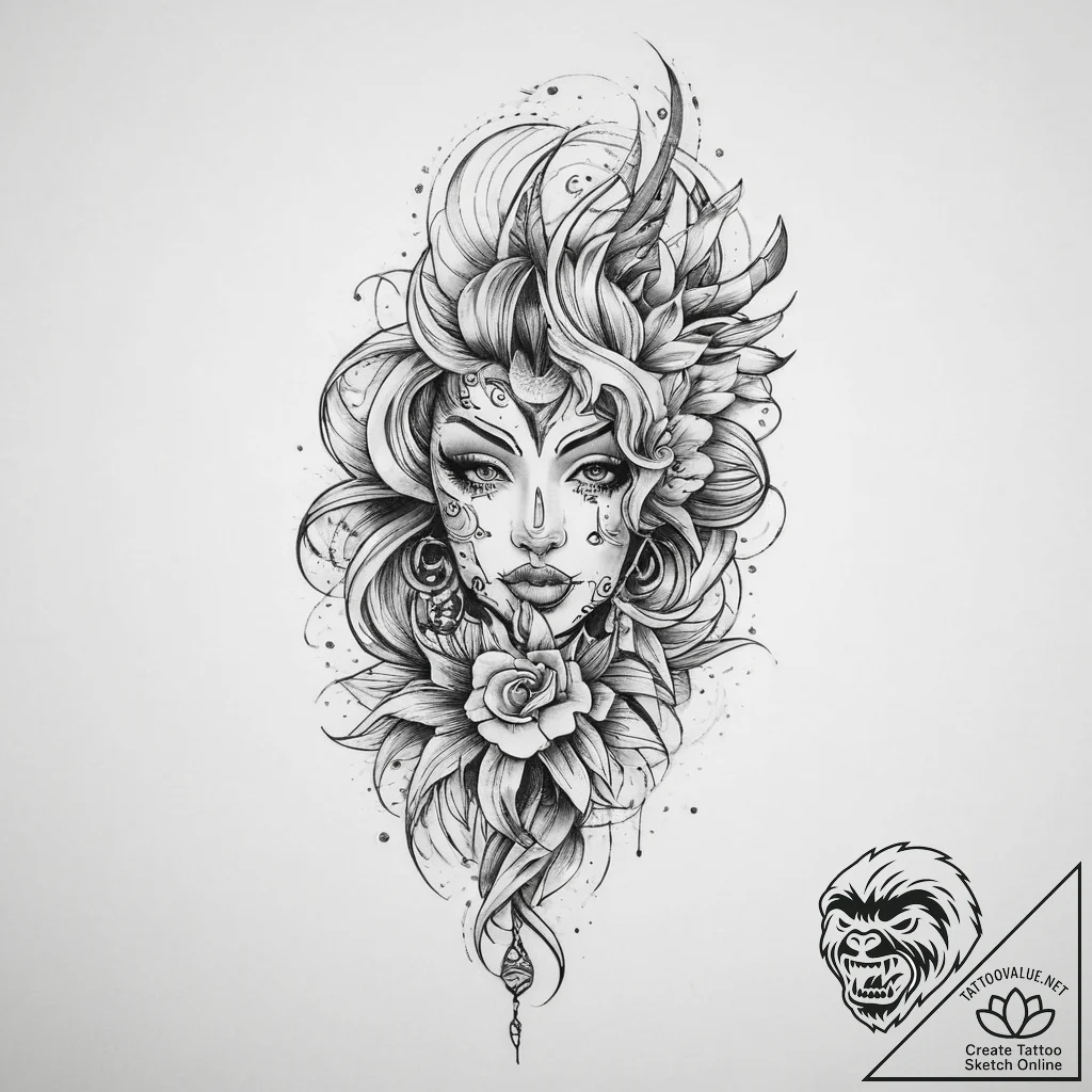 Tattoo sketch wood, tattoo sketch design, on... - tattoo sketch (№1759701272_0, 05.10.2025 21:54) — tattoovalue.net