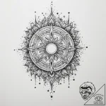 Tattoo sketch cosmic spring, tattoo flash she… – tattoo sketch (№1759701919_0, 05.10.2025 22:05) — tattoovalue.net