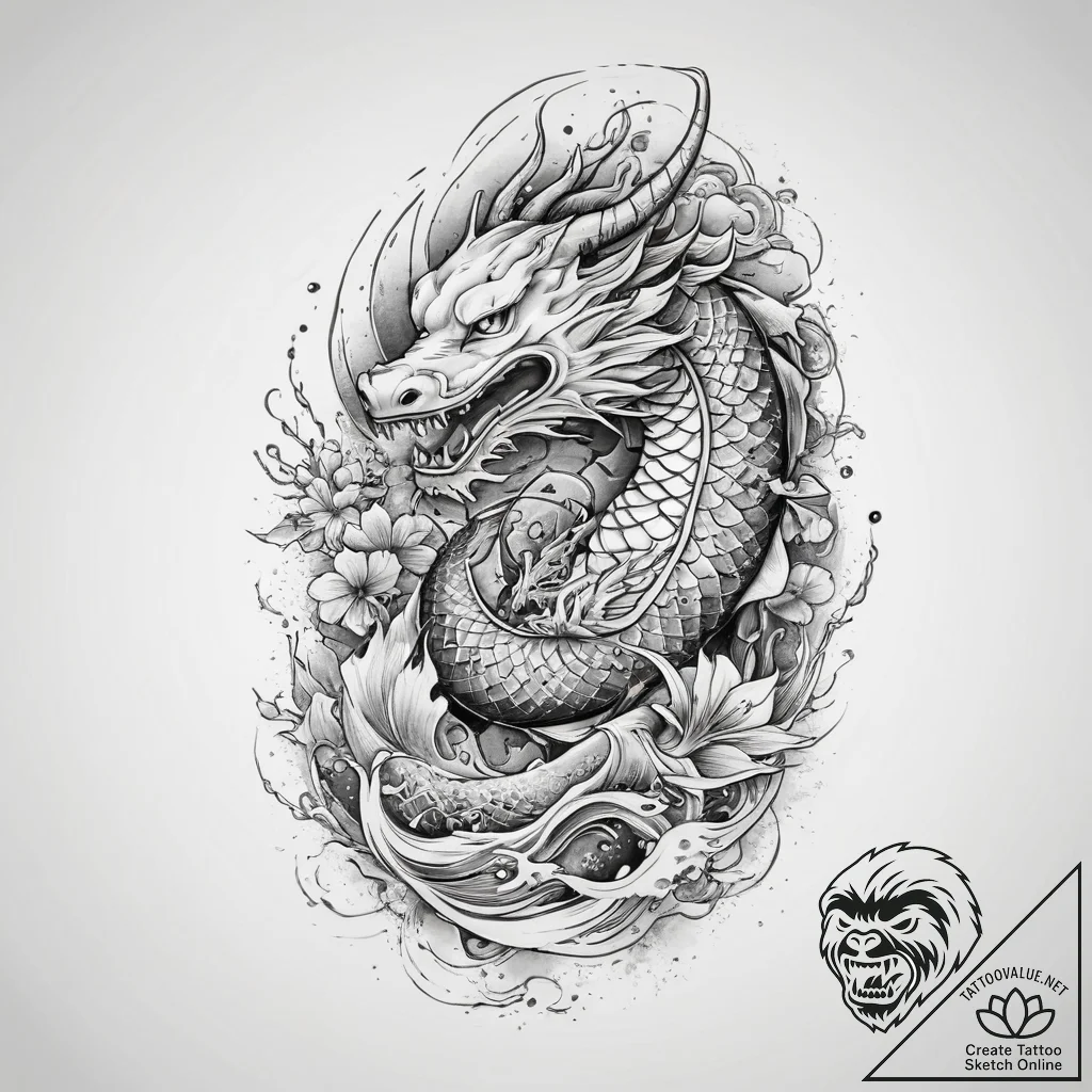 Tattoo sketch cosmic space, artistic tattoo s... - tattoo sketch (№1759705417_0, 05.10.2025 23:03) — tattoovalue.net