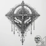 Tattoo sketch hands with a rosary, concept ar… – tattoo sketch (№1759707175_0, 05.10.2025 23:32) — tattoovalue.net
