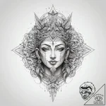 Tattoo sketch sacred kingdom, tattoo line art… – tattoo sketch (№1759708040_0, 05.10.2025 23:47) — tattoovalue.net