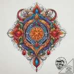 Tattoo sketch hands with a symbol, tattoo lin… – tattoo sketch (№1759711080_0, 06.10.2025 00:38) — tattoovalue.net
