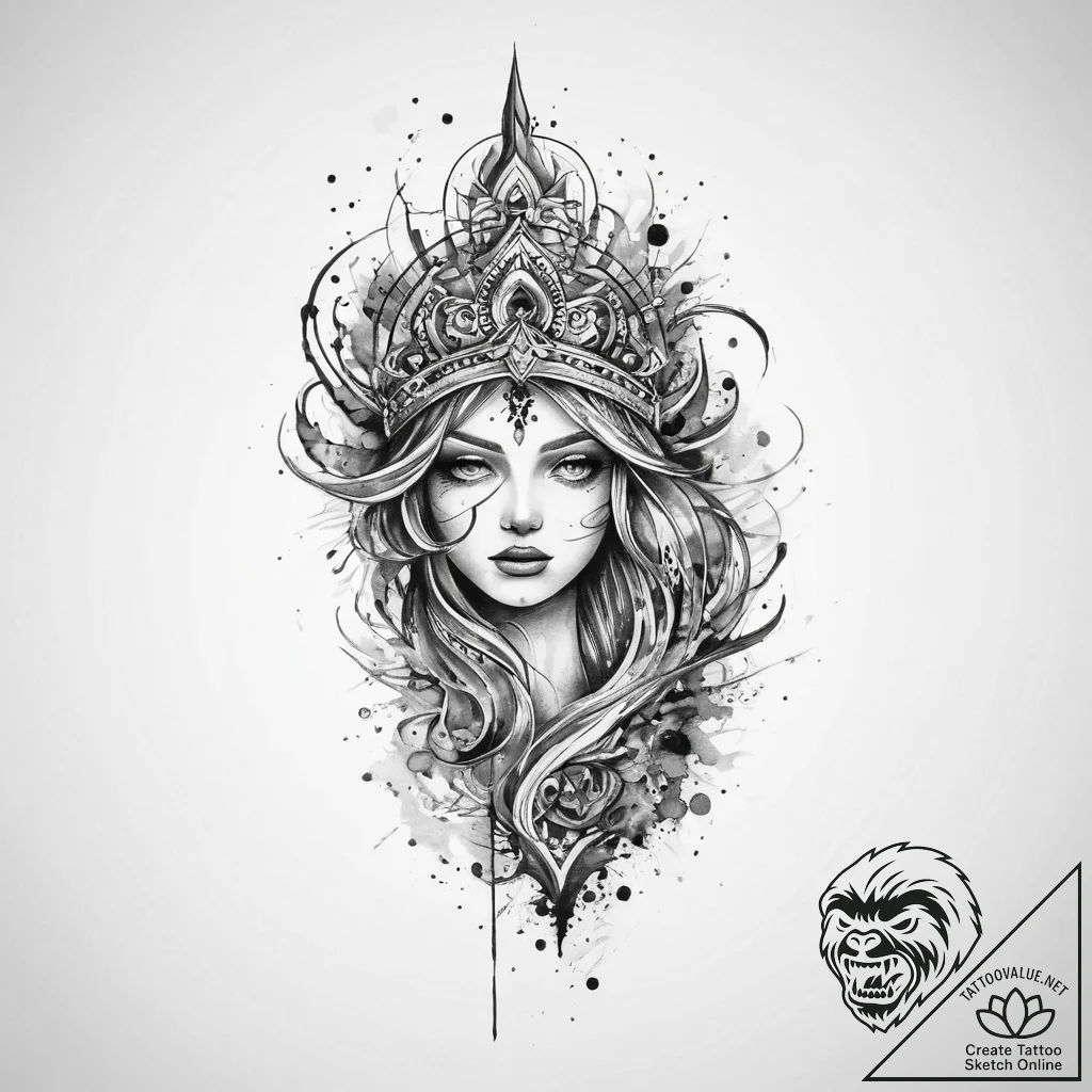 Tattoo sketch sea, tattoo drawing outline, bl... - tattoo sketch (№1759713500_0, 06.10.2025 01:18) — tattoovalue.net