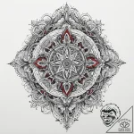 Tattoo sketch holy ritual, ink illustration f… – tattoo sketch (№1759713932_0, 06.10.2025 01:25) — tattoovalue.net