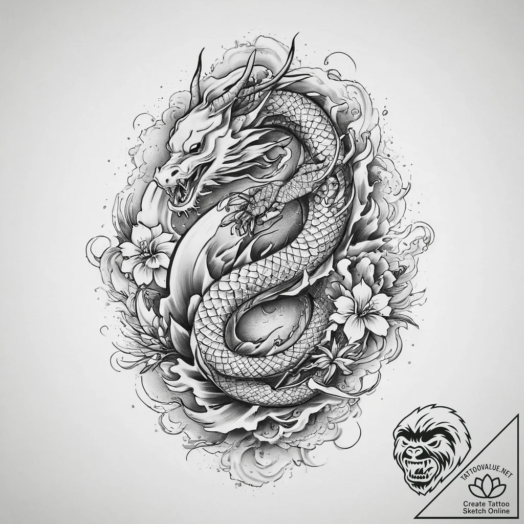 Tattoo sketch recovery, concept art for tatto... - tattoo sketch (№1759715047_0, 06.10.2025 01:44) — tattoovalue.net