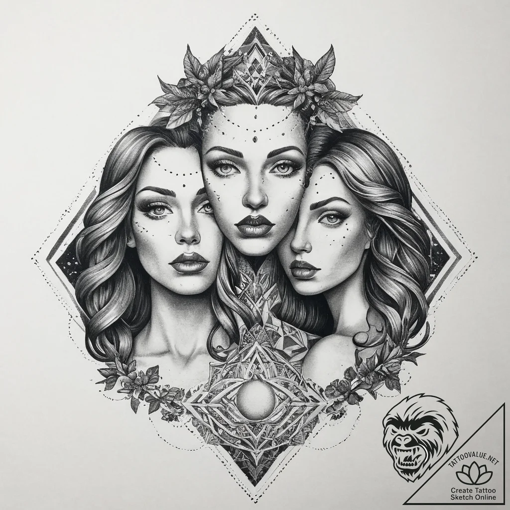 Tattoo sketch adam and eve, tattoo sketch des... - tattoo sketch (№1759716560_0, 06.10.2025 02:09) — tattoovalue.net