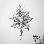 Tattoo sketch a symbolic plant, tattoo sketch… – tattoo sketch (№1759716777_0, 06.10.2025 02:12) — tattoovalue.net