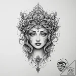 Tattoo sketch holy self, tattoo flash sheet d… – tattoo sketch (№1759725026_0, 06.10.2025 04:30) — tattoovalue.net