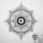 Tattoo sketch cosmic representation – tattoo sketch (№1759726563_0, 06.10.2025 04:56) — tattoovalue.net