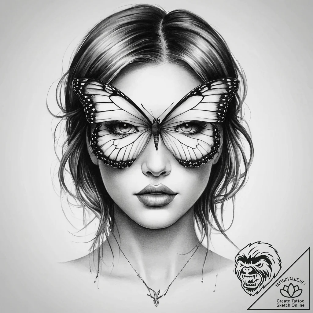 Tattoo sketch butterfly girl tattoo, tattoo l... - tattoo sketch (№1759726996_0, 06.10.2025 05:03) — tattoovalue.net
