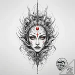 Tattoo sketch cosmic ghost, tattoo drawing ou… – tattoo sketch (№1759729595_0, 06.10.2025 05:46) — tattoovalue.net