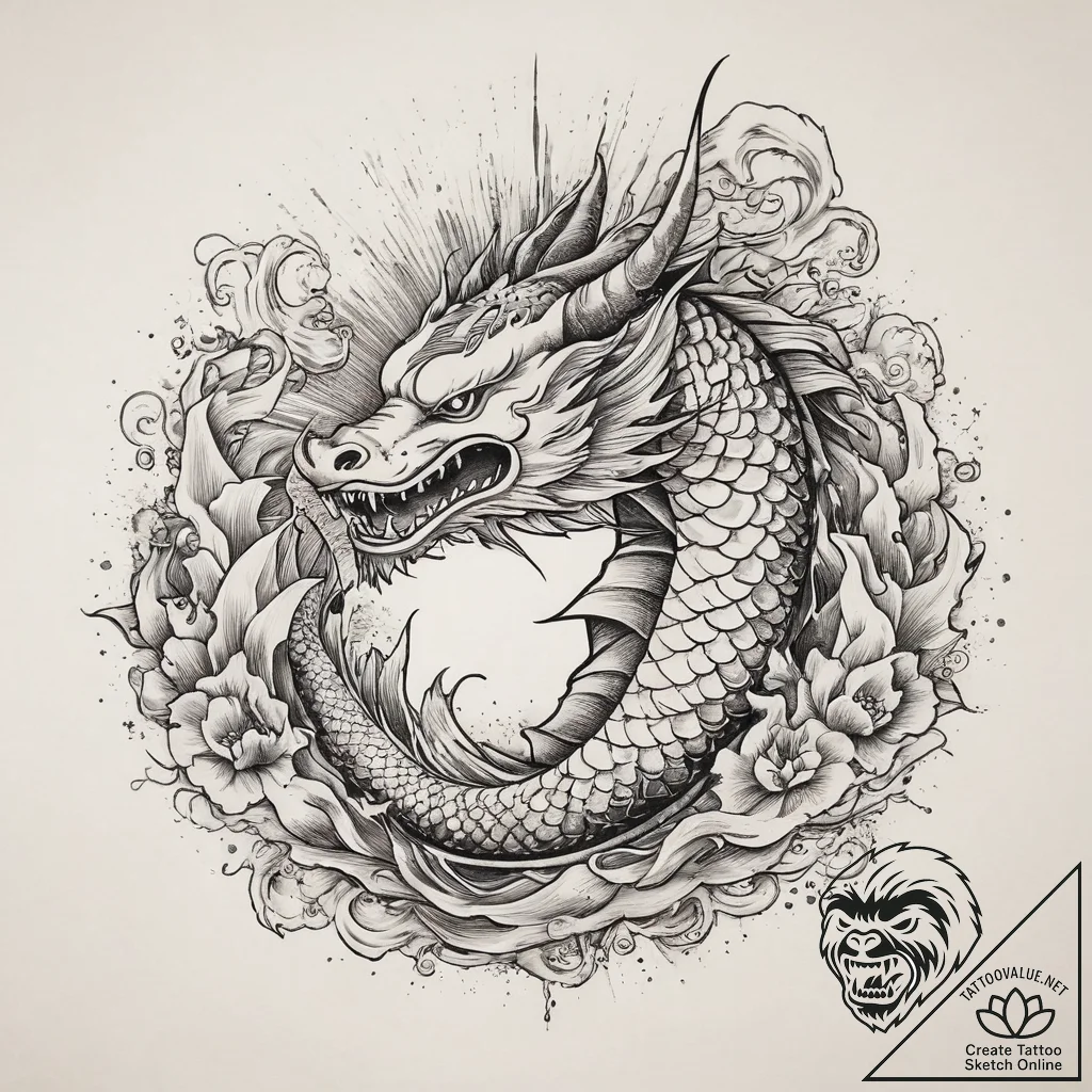 Tattoo sketch sun face, tattoo drawing outlin... - tattoo sketch (№1759730027_0, 06.10.2025 05:53) — tattoovalue.net