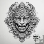 Tattoo sketch aztec serpent god, tattoo flash… – tattoo sketch (№1759732435_0, 06.10.2025 06:33) — tattoovalue.net