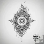 Tattoo sketch cosmic representation, tattoo s… – tattoo sketch (№1759736703_0, 06.10.2025 07:45) — tattoovalue.net