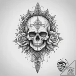 Tattoo sketch dagger, tattoo drawing outline,… – tattoo sketch (№1759737366_0, 06.10.2025 07:56) — tattoovalue.net