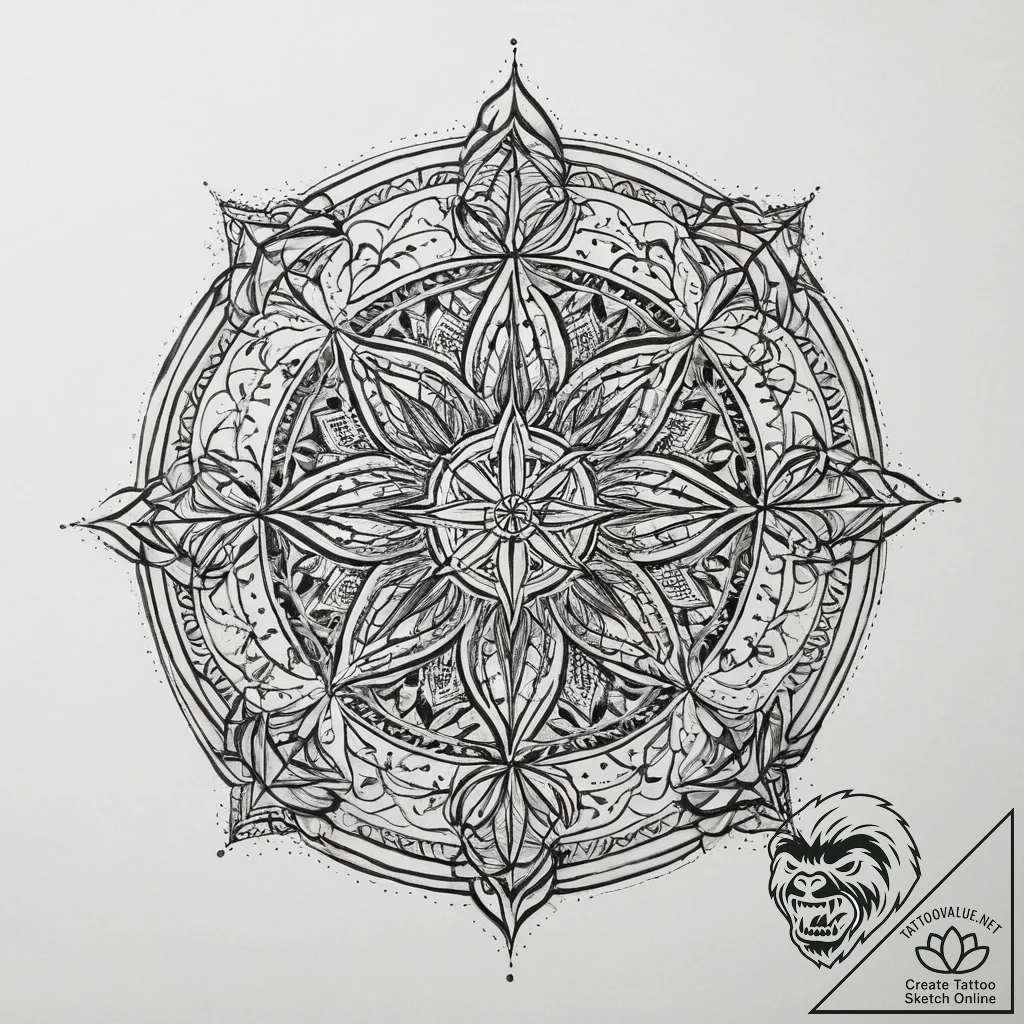 Tattoo sketch beige, tattoo flash sheet desig... - tattoo sketch (№1759738232_0, 06.10.2025 08:10) — tattoovalue.net