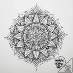 Tattoo sketch hands with a needle, tattoo fla… – tattoo sketch (№1759738670_0, 06.10.2025 08:17) — tattoovalue.net