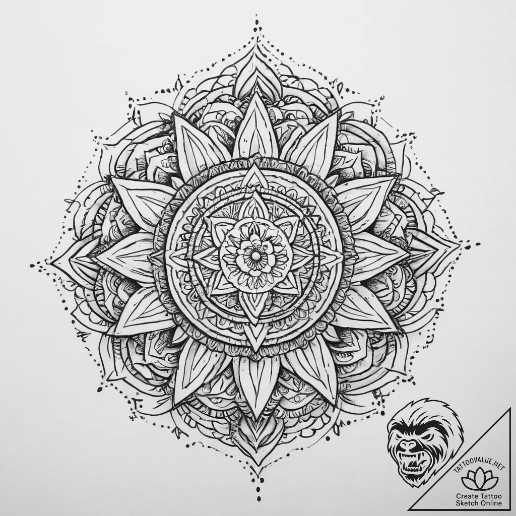 Tattoo sketch hands with a needle, tattoo fla... - tattoo sketch (№1759738670_0, 06.10.2025 08:17) — tattoovalue.net