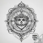 Tattoo sketch town, concept art for tattoo, b… – tattoo sketch (№1759739106_0, 06.10.2025 08:25) — tattoovalue.net
