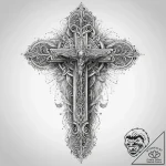Tattoo sketch узор в виде ключа, concept art… – tattoo sketch (№1759739322_0, 06.10.2025 08:28) — tattoovalue.net