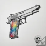 Tattoo sketch machine gun, tattoo drawing out… – tattoo sketch (№1759741276_0, 06.10.2025 09:01) — tattoovalue.net
