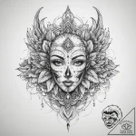 Tattoo sketch copper – tattoo sketch (№1759743030_0, 06.10.2025 09:30) — tattoovalue.net
