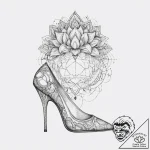 Tattoo sketch high heel with a snake, tattoo… – tattoo sketch (№1759746310_0, 06.10.2025 10:25) — tattoovalue.net