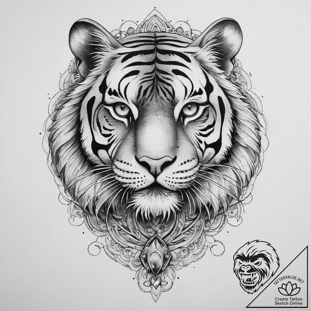 Tattoo sketch tiger's eye, tattoo flash sheet... - tattoo sketch (№1759746961_0, 06.10.2025 10:36) — tattoovalue.net
