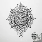 Tattoo sketch geometric watercolor – tattoo sketch (№1759748927_0, 06.10.2025 11:08) — tattoovalue.net