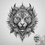 Tattoo sketch path, ink illustration for tatt… – tattoo sketch (№1759749154_0, 06.10.2025 11:12) — tattoovalue.net