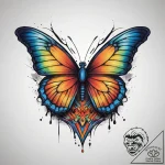 Tattoo sketch hands with a butterfly, concept… – tattoo sketch (№1759752637_0, 06.10.2025 12:10) — tattoovalue.net