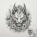 Tattoo sketch flower crown tattoo, artistic t… – tattoo sketch (№1759755687_0, 06.10.2025 13:01) — tattoovalue.net